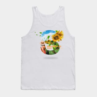 SUNFLOWER TYPO Tank Top